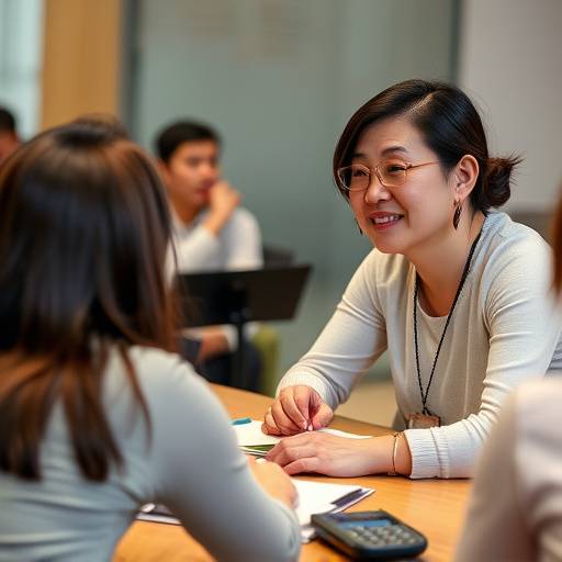 Instructor, Sarah Chen, leading an Interview Preparation Workshop.